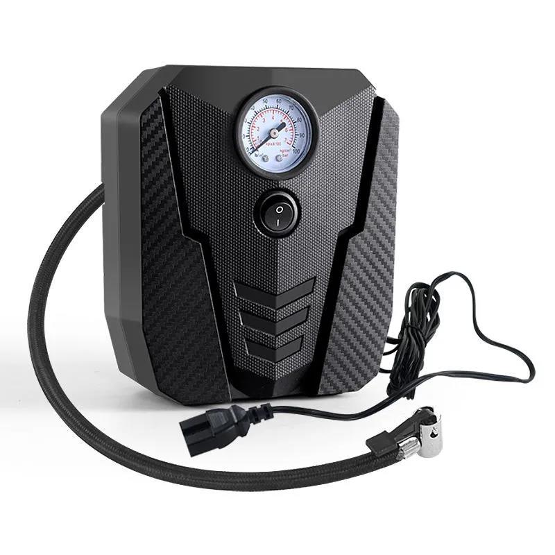 Car Inflatable Pump Mechanical Disk Finger Consumption Portable Car Reactor Tire High Power High Voltage Electric Air Air with Illumination Lamp
