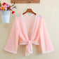 Shawl Cardigan Women's Summer Waistcoat All-match Sun Protection Clothing Thin Section Short Outer Chiffon Shirt