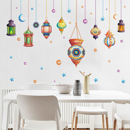 [Wall sticker] cartoon colorful chandelier childeren wall stickers for kids rooms nursery children b