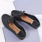 Summer Two-wear Flat Shoes Women's Loafers All-match Hollow Shoes Korean Bow Shoes