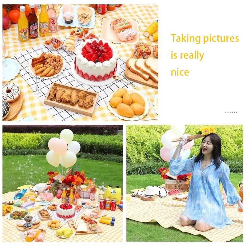 Waterproof Picnic Mat, Camping Moisture-proof Mat, Photo Beautiful Decoration, Thickened Outdoor Mat, Easy To Carry