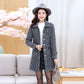 Winter Fashion and Elegant Women's Cotton Coat Mid-length Mink Velvet Thick Warm Fur Coat