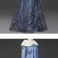 Dress Girl Party Vestidos Cosplay Girl Costume Anna Snow Queen Print Birthday Princess Dress Children Costume