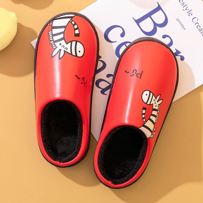 Indoor Non-slip and Dirt-resistant Cotton Slippers To Keep Warm Autumn and Winter Flat Shoes Fashion Casual