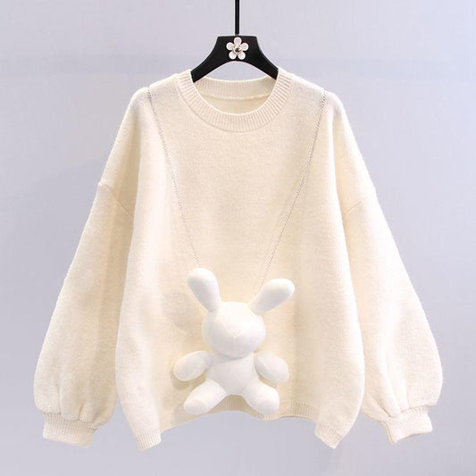 Women's Knitted Thicken Pullovers Sweater Autumn Winter Oversize Sweater Women Long Sleeve Casual Solid Sweaters Female