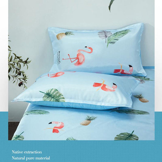 A Pair of Genuine Ice Silk Pillowcases Can Be Machine Washable