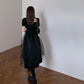Chiffon Dress Women's Summer Dress Short Sleeve U-neck Puff Sleeve Daily Wear Office Dating Party