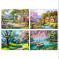 Landscape Diamond Painting Full Diamond Bedroom Dining Room Small Diamond Embroidery Sticker Diamond Cross Stitch Landscape Painting