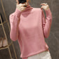 Women Solid Shiny Lurex Sweaters Autumn Winter ladies Long Sleeve Pullover Tops Heaps Collar knit Sweater