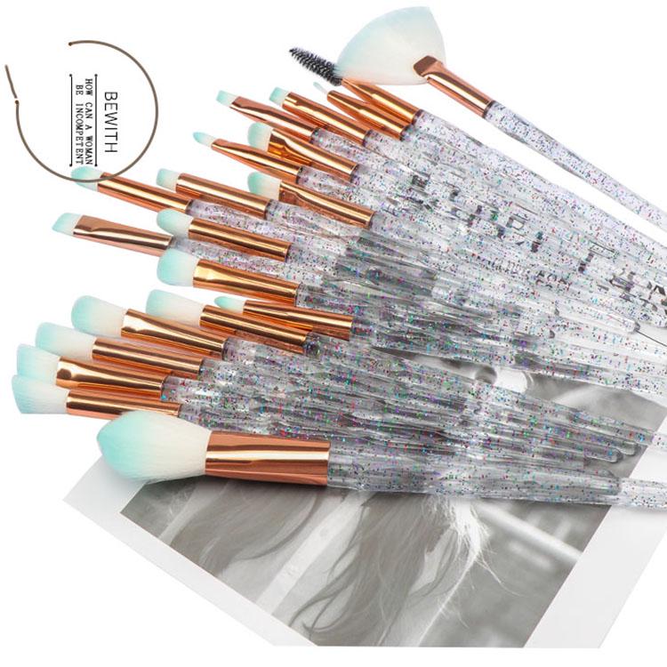 7/20 Pcs Women Fashion Soft Makeup Brush Set Tools Make-up Toiletry Kit Make Up Brush Set