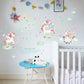 Unicorn Bedside corner restaurant wardrobe kindergarten layout and other decorative wall stickers