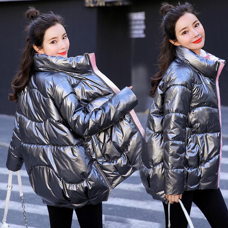 New Winter Parka Coat Women's Coat Smooth Down Cotton Coat Casual Thick Warm Coat Women's Parka Coat Cotton Coat