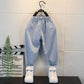 Children's Mosquito Pants Summer Thin Boys and Girls Sunscreen Jeans Breathable Leggings Car Embroidery Casual Pants