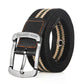 Striped Contrast Military Training Punk Unisex Belt