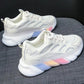 Thick-soled Height-increasing Shoes Fashion Ladies  All-match Casual Sports Shoes Spring and Summer Outdoor Running Breathable Clearance Shoes