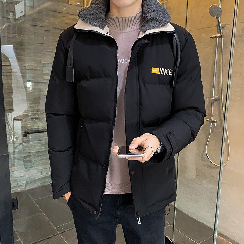 Winter Plus Size Down Jacket Men's Short Thick Youth Jacket Korean Version of The Trend of White Duck Down Jacket Hooded Warm Jacket
