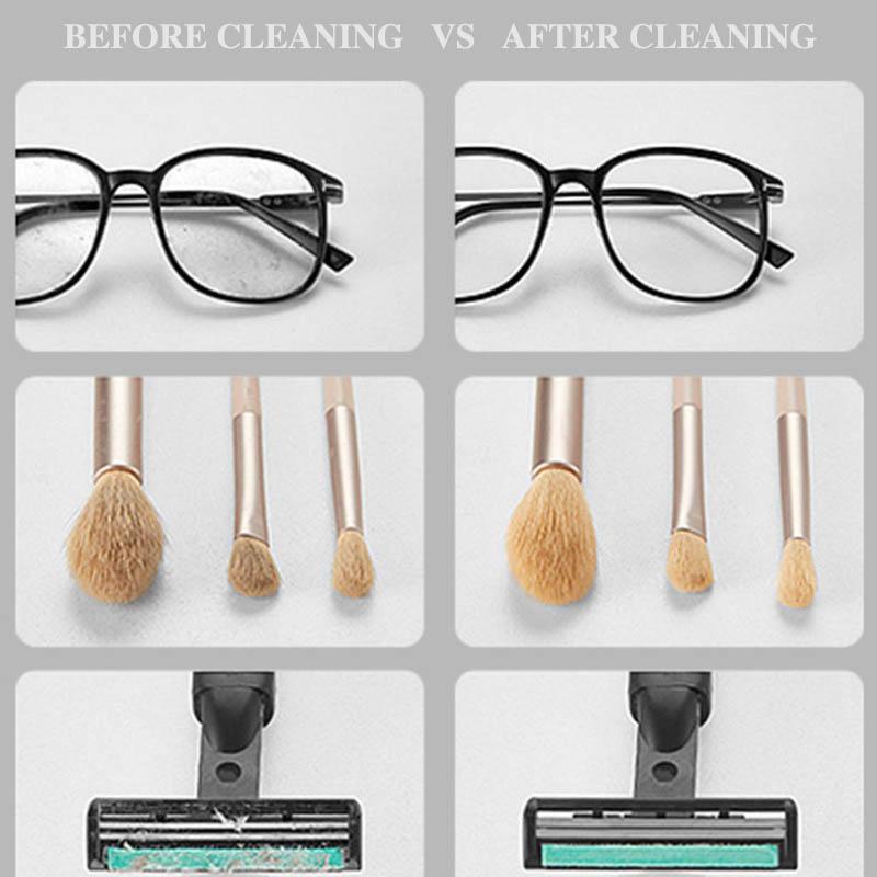 Ultrasonic Glasses Cleaning Machine Portable Glasses Washing Machine Artifact Contact Lens Jewelry Braces Cosmetic Contact Lens Cleaner