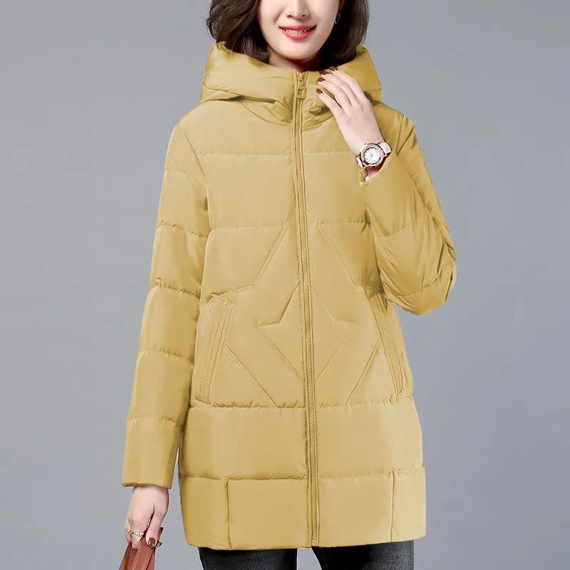 Women Winter Jacket Long Warm Parkas Female Thicken Coat Cotton Padded Parka Jacket Plus Size Hooded Outwear
