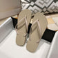 Flip-flops Women's Summer Solid Color Clip Toe Non-slip Bathing Bathroom Flat Sandals Slippers Fashion Beach Slippers