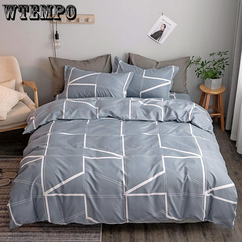 Simple Bedding Three-piece Set Comfortable Homeware Breathable Bedding Soft Fabrics