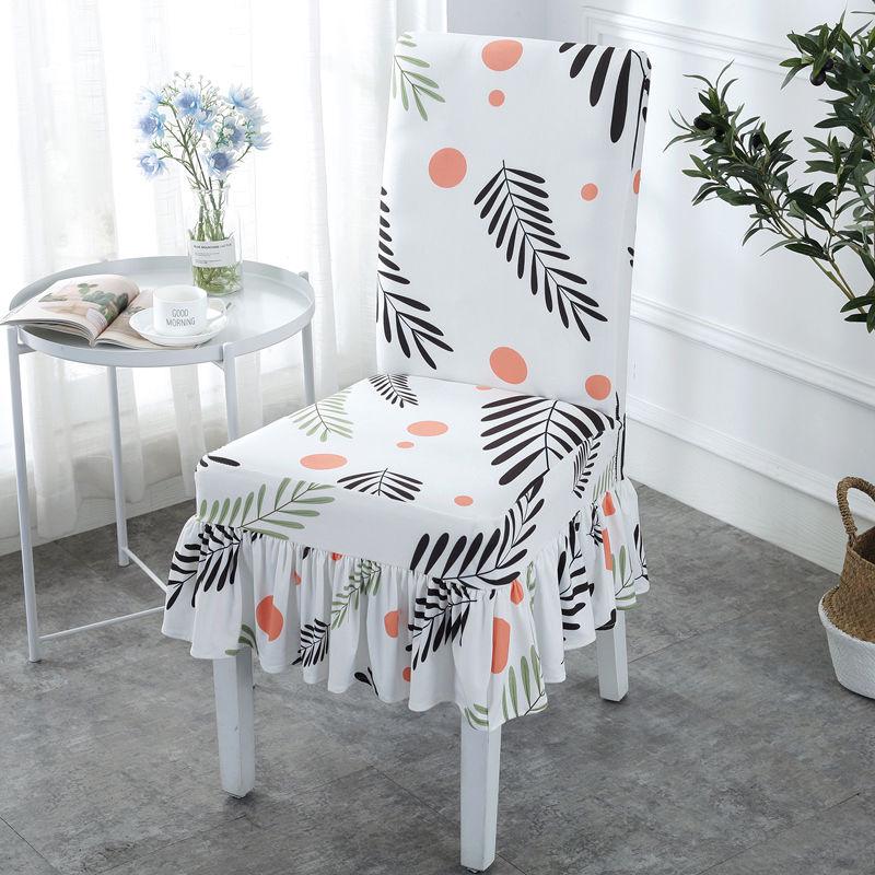 2/4/6Pcs  Elastic Stretchable Dining Chair Cover Printed Chair Covers for Dining Room Kitchen Living Room