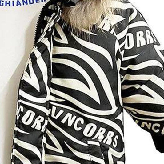 Boy's Winter Cotton-padded Jacket Baby Plus Velvet Jackets Children's Cotton-padded Coat Thick Cotton-padded Jacket Printed Trendy Hooded Top