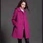Autumn Winter Jacket Women Overcoat Wool Coat Plus Size 3xl 4xl Slim Blend Clothes Ladies Outerwear