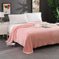 Pure Color Coral Fleece Blanket Leisure Blanket Sofa Blanket Thin Summer Cover Blanket Air Conditioning Blanket Flannel Blanket Sheet