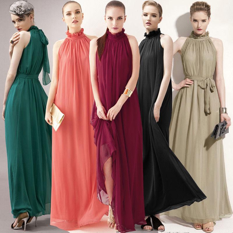 Super Long Ankle Length Skirt Bohemian Solid Color Chiffon Plus Size Dress Holiday Beach Skirt Light and Breathable Elegant Chiffon Long Skirt