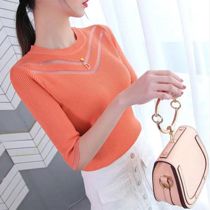 Loose Round Neck T-shirt Women's Short Sleeve Top Summer Bottoming Shirt