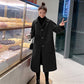 Autumn and Winter Coat Women's Large Size Mid-length Plus Cotton Thick Woolen Loose Casual Coat