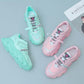 Spring  Summer Mesh Breathable Sports Shoes  Female Students Korean Version  All-match Casual Sports Shoes Flat-bottomed Thick-soled Women's Shoes