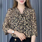 Women Chiffon Blouses Shirts Lady Casual Half Sleeve Bow Tie Collar Printed Blouses Tops Spring Summer Blouse Women Clothing