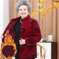 Grandma Clothes Middle-aged and Elderly Winter Clothes Women Plus Velvet Thick Padded Jacket Elderly Clothes Mother Autumn and Winter Coat