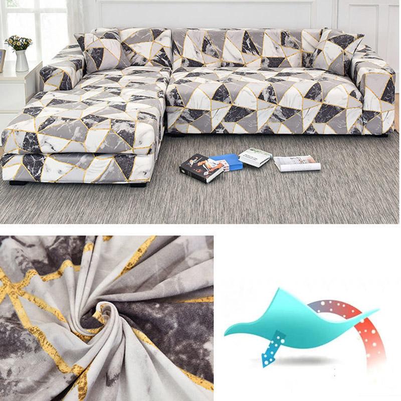 Four Seasons Universal All-inclusive Universal Cover Old-fashioned Leather Sofa Elastic Non-slip Dustproof Sofa Cover