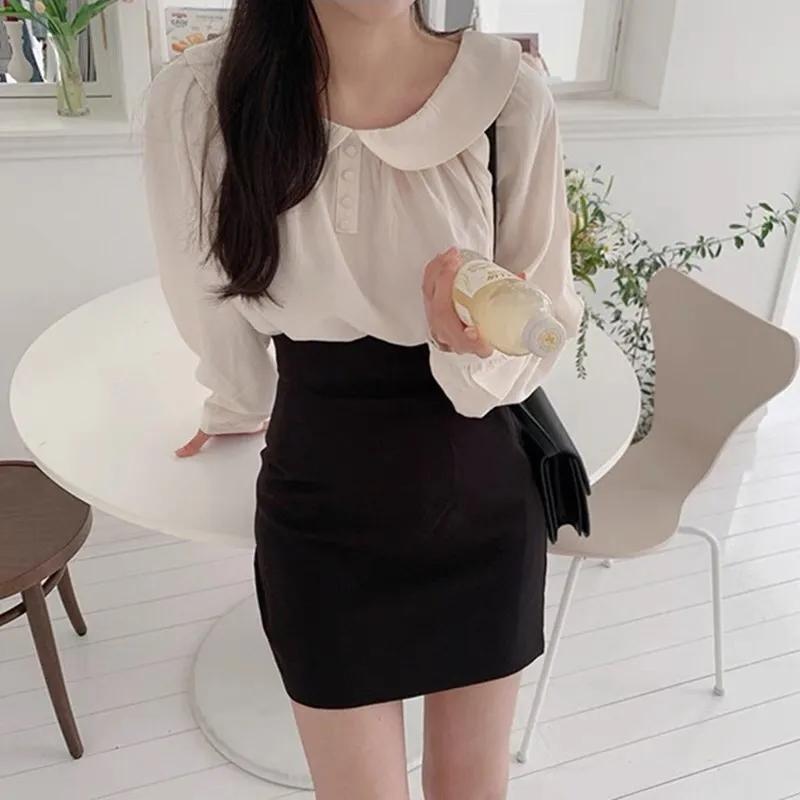 Skirts Womens Summer Girl's Solid Color Y2k A-line Skirt Female High Waist Black Skirt Slim Short Hip Mini Skirts