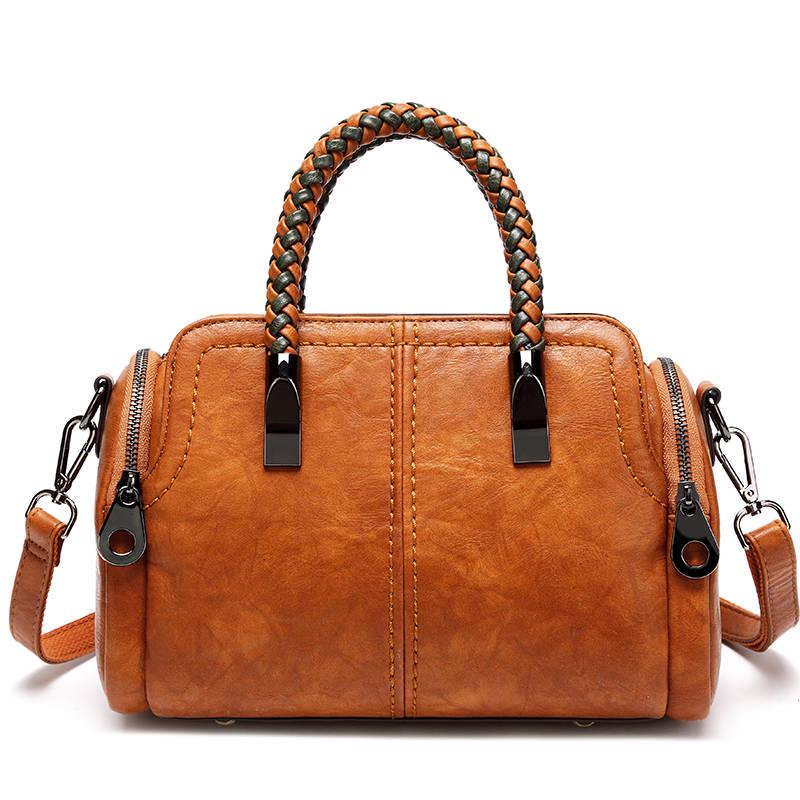 Leather Handbags Crossbody Bags for Women Shoulder Bag Ladies Vintage Handbag