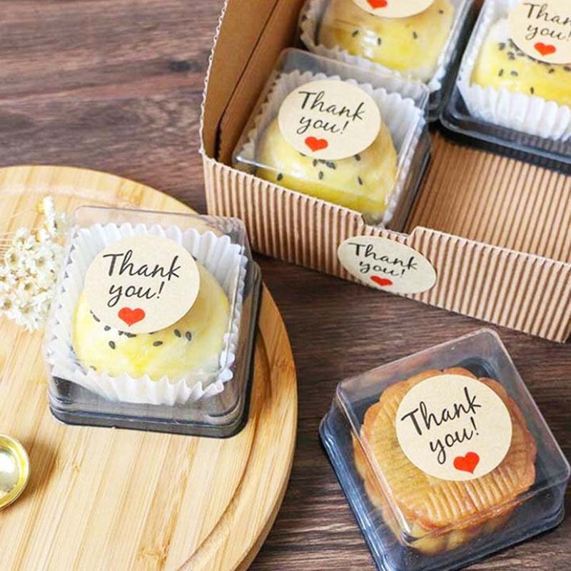 500 Pcs Round Flower Thank You Sticker Roll Sealing Sticker 8 Patterns Holiday Gift Decoration Stationery Sticker