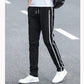 Spring Summer Casual Pants Men's Loose Youth Sports Pants All-match Trousers Solid Color Stripes Pencil Pants