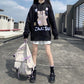 Anime Sweatshirt Japan Cartoon Hooded Tops Oversized Streetwear Harajuku White Long Pullovers Hoodies Plus Size Loose Thick Fleece Fall Winter Hoodies