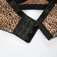 Ladies No Steel Ring Thin Bra Sexy Leopard Print Gathered Tube Top Anti-glare Anti-sagging Adjustable Breathable Bra