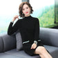 Autumn Winter High Quality pullover Sweater Dress Women Knit Dress thick Long Sweater Dress with Pockets  Outer Wear