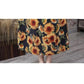 Women Summer Large Size Printed Lantern Skirt In Spring and Summer Loose High Waist A-line Vintage Elastic Casual Long Skirt