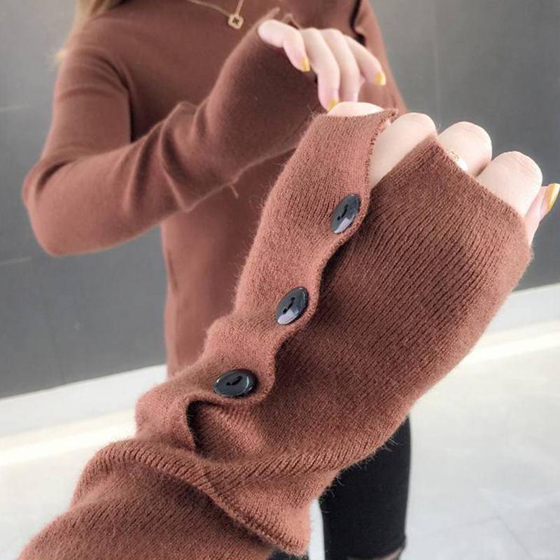 Winter Slim Long-sleeved Pile Collar Knit Bottoming Shirt Women Slim High Turtleneck Sweater Women