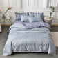 Modern Minimalist Spring Cotton Brushed Four-piece Machine Washable Bed Sheet Quilt Cover Bed Student Dormitory Supplies Set
