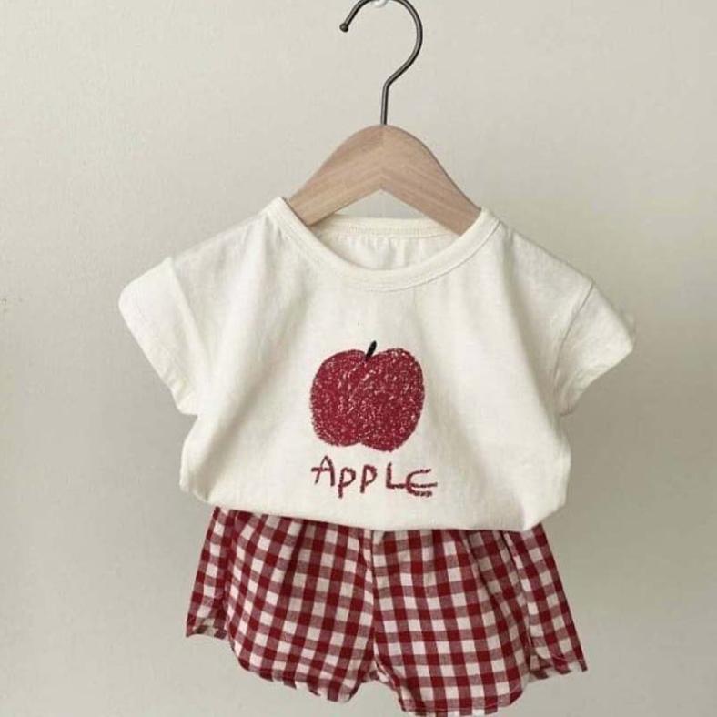 Kids Baby Girl Boy Clothes Set Tops Solid Cartoon Short Sleeve Shirt Crop Pants Summer Casual Outfit Sets Girls Boys 0-4Y