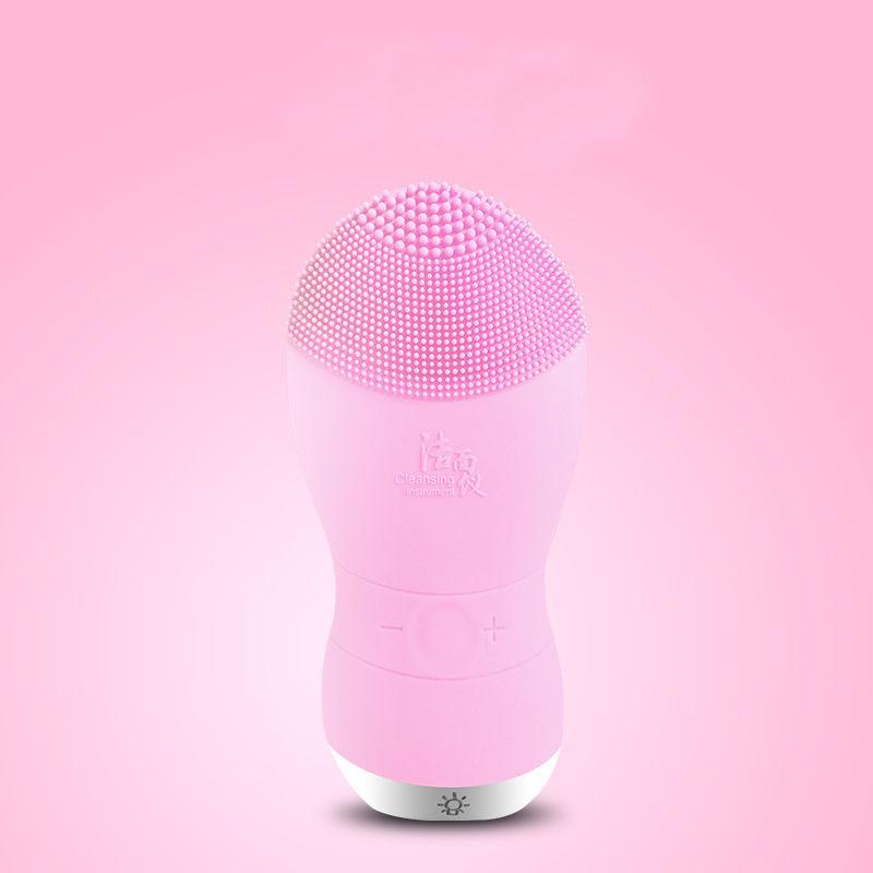 Electric Silicone Ultrasonic Facial Cleanser Washing Brush Pore Cleaner Rechargeable Skin Rejuvenation Beauty Facial Cleanser