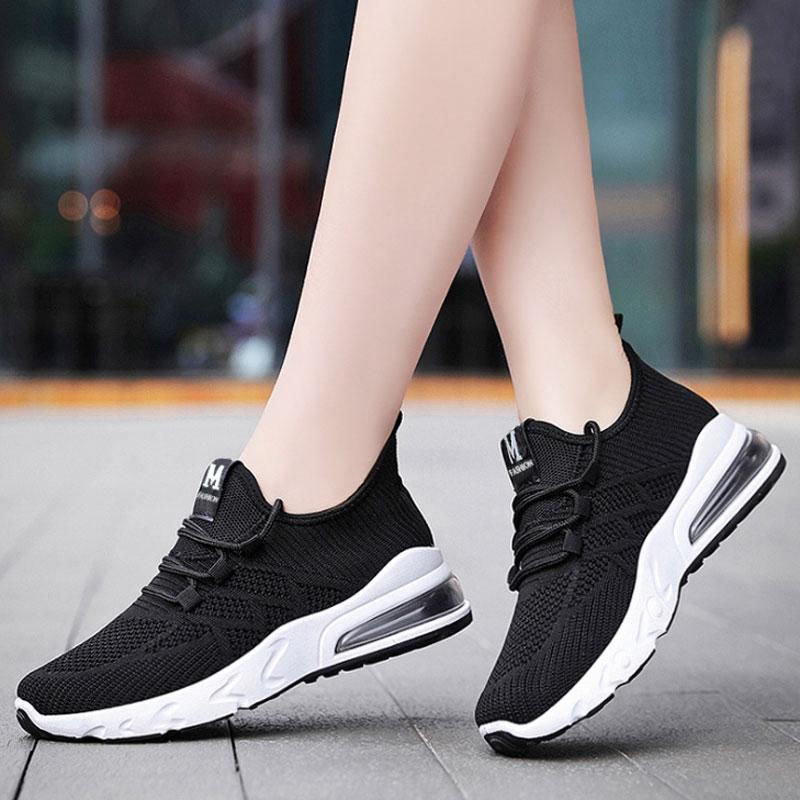 Women's Sneakers Summer Mesh Light Chunky Trainers Lace Up Female Platform Designer Sneakers Women Sport Running Shoes
