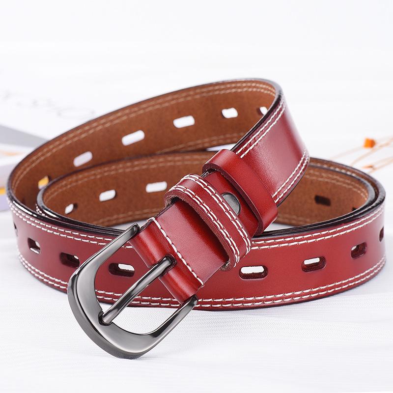 Belt Fashion Women Lady Girl Vintage Metal Buckle Boho Leather Waist Belt Waistband