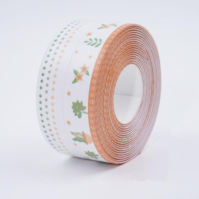 Kitchen Anti-oil Water-proof Beautiful Seam Stickers for Toilet Seams Mildew-proof and Leak-proof Tape Corner Lines Seam Seals